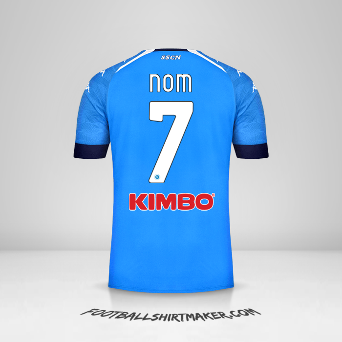 Maillot SSC Napoli 2020/21 -  nom - 7