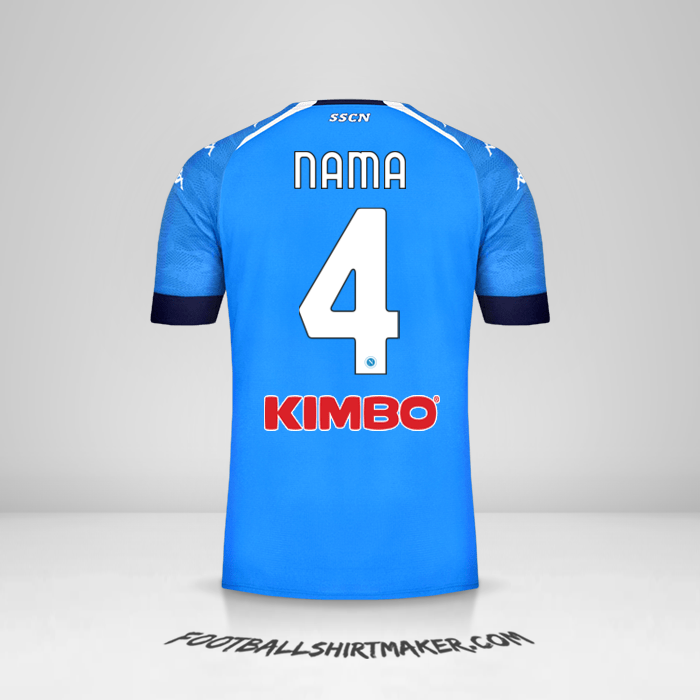 Jersey SSC Napoli 2020/21 -  nama - 4