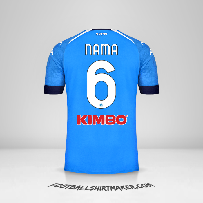 Jersey SSC Napoli 2020/21 -  nama - 6