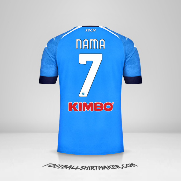 Jersey SSC Napoli 2020/21 -  nama - 7