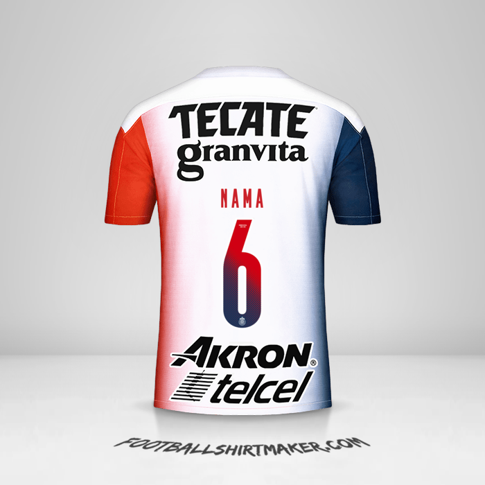 Jersey Guadalajara 2020/21 Alternatif -  nama - 6
