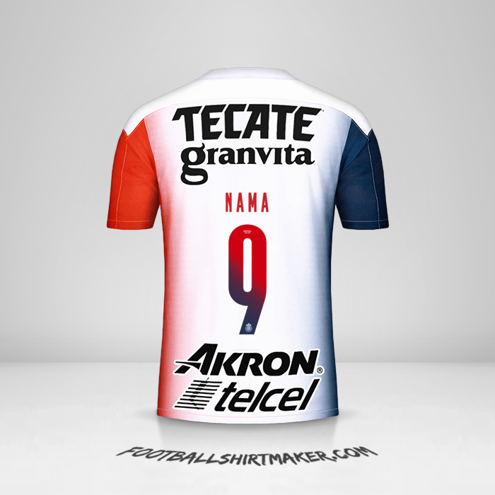Jersey Guadalajara 2020/21 Alternatif -  nama - 9