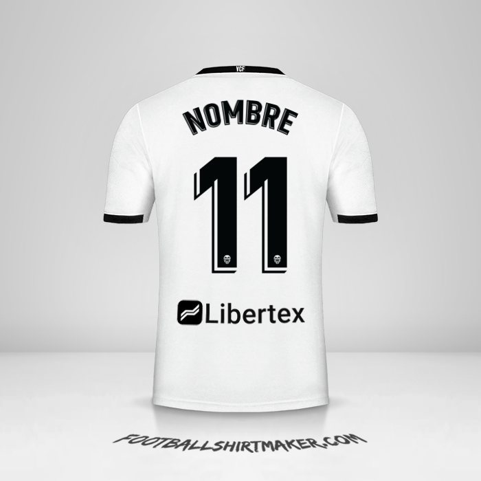 Camiseta Valencia CF 2020/21 -  nombre - 11