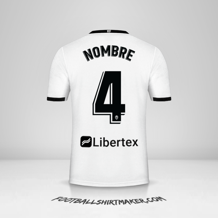 Camiseta Valencia CF 2020/21 -  nombre - 4