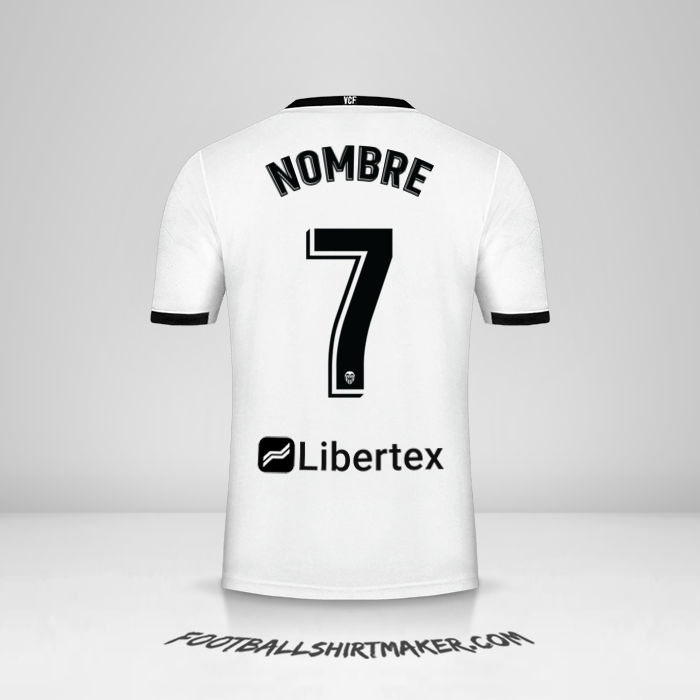 Camiseta Valencia CF 2020/21 -  nombre - 7