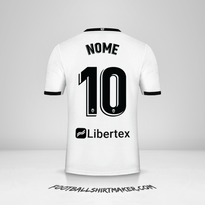 Camisa Valencia CF 2020/21 -  nome - 10