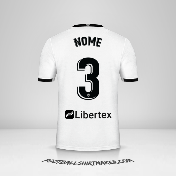 Camisola Valencia CF 2020/21 -  nome - 3