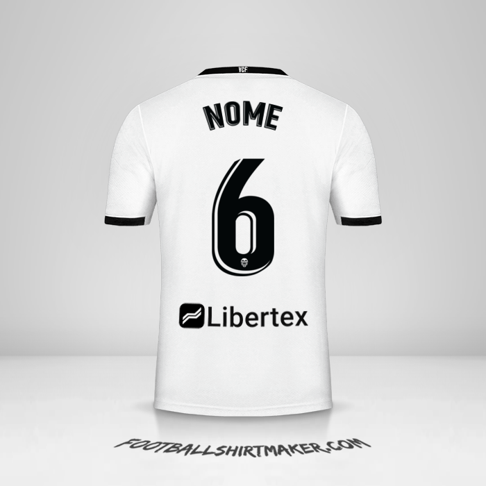 Camisola Valencia CF 2020/21 -  nome - 6