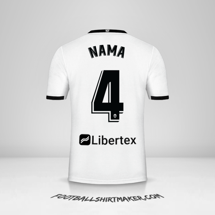 Jersey Valencia CF 2020/21 -  nama - 4