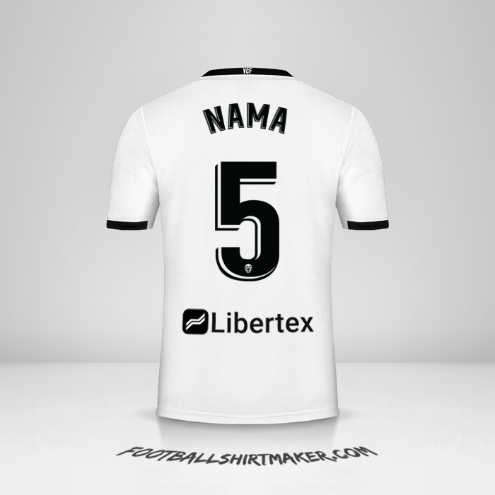 Jersey Valencia CF 2020/21 -  nama - 5