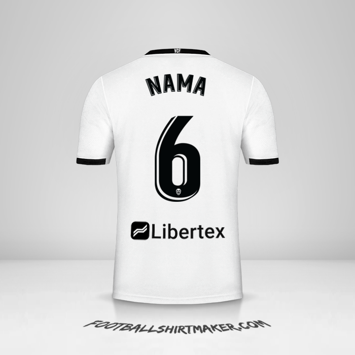 Jersey Valencia CF 2020/21 -  nama - 6