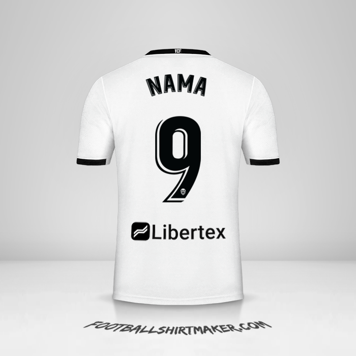 Jersey Valencia CF 2020/21 -  nama - 9