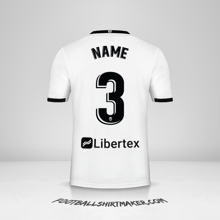 Shirt Valencia CF 2020/21 -  name - 3