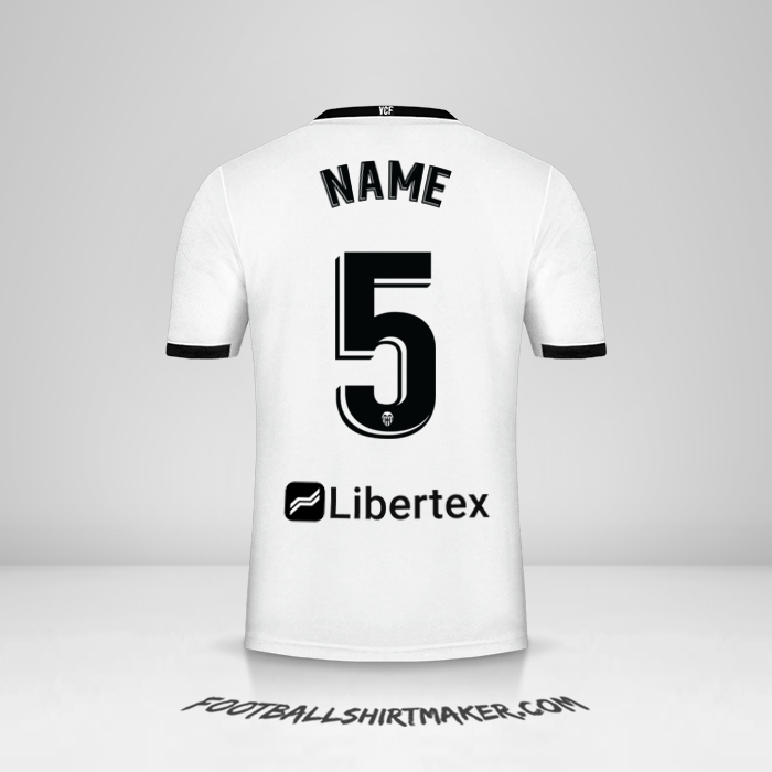 Trikot Valencia CF 2020/21 -  name - 5