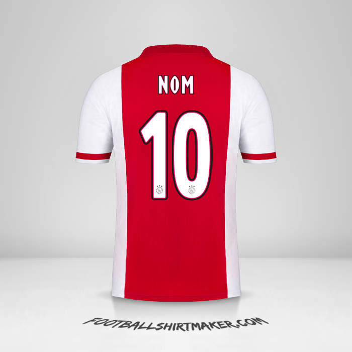 Maillot AFC Ajax 2020/21 -  nom - 10