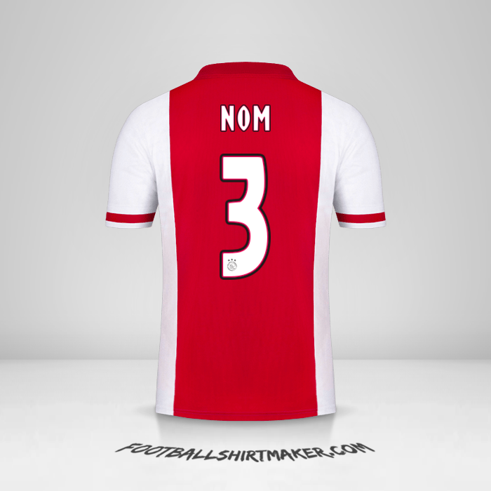 Maillot AFC Ajax 2020/21 -  nom - 3