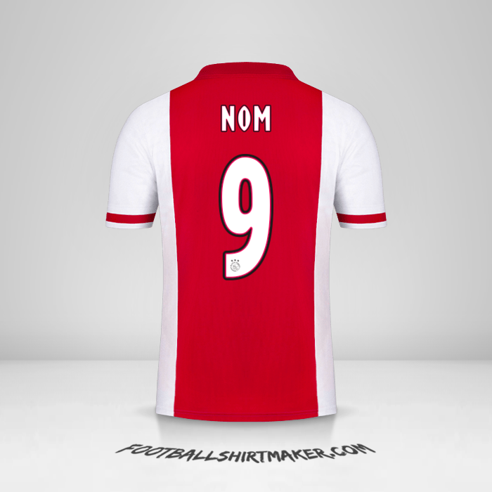 Maillot AFC Ajax 2020/21 -  nom - 9