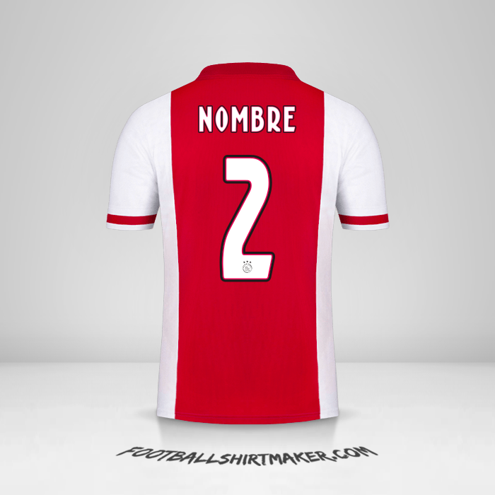 Jersey AFC Ajax 2020/21 -  nombre - 2