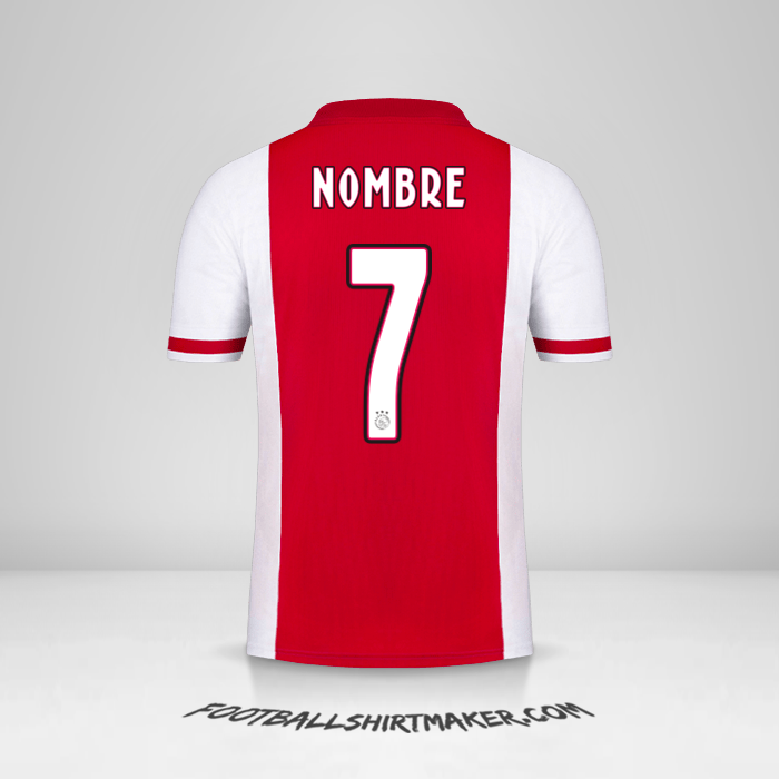 Jersey AFC Ajax 2020/21 -  nombre - 7