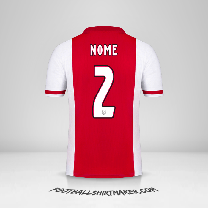 Camisa AFC Ajax 2020/21 -  nome - 2