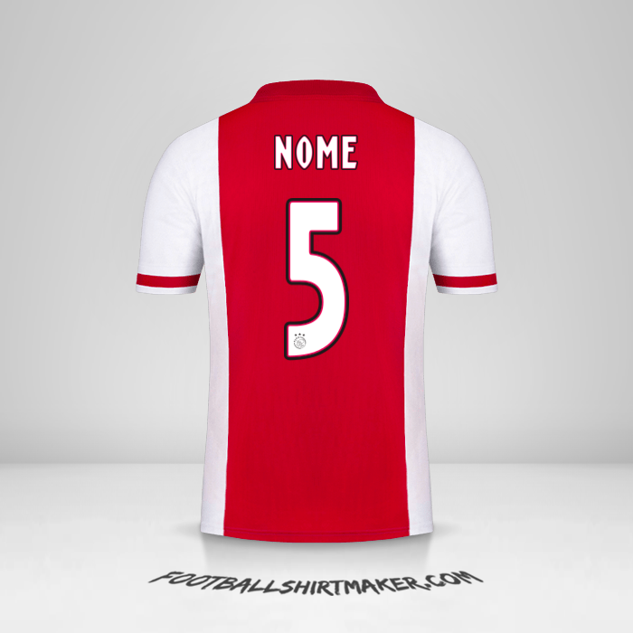 Camisa AFC Ajax 2020/21 -  nome - 5