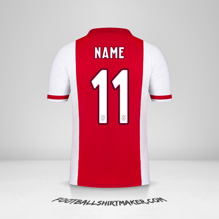 Shirt AFC Ajax 2020/21 -  name - 11