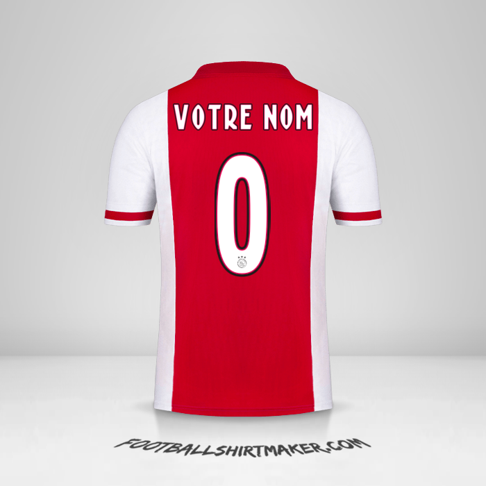 Maillot AFC Ajax 2020/21 -  votre nom - 0