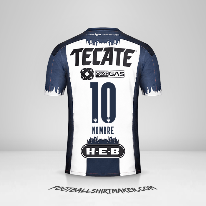 Jersey Monterrey 2020/21 -  nombre - 10