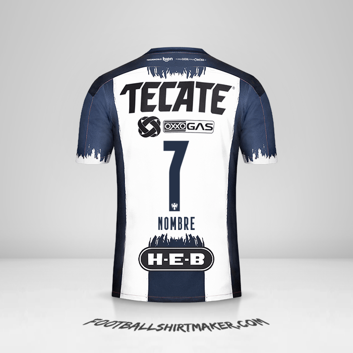 Camiseta Monterrey 2020/21 -  nombre - 7