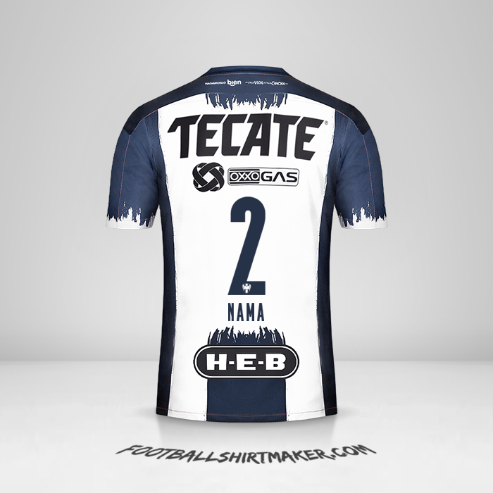 Jersey Monterrey 2020/21 -  nama - 2