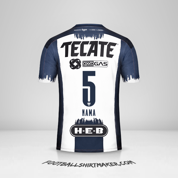 Jersey Monterrey 2020/21 -  nama - 5