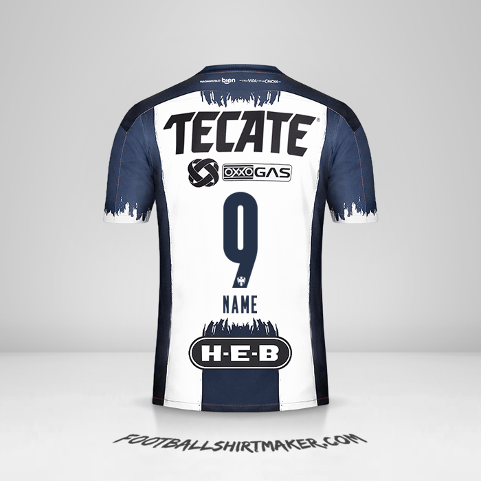 Jersey Monterrey 2020/21 -  name - 9