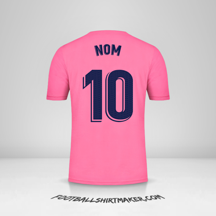 Maillot Real Madrid CF 2020/21 Extérieur -  nom - 10