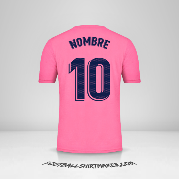 Jersey Real Madrid CF 2020/21 Visita -  nombre - 10