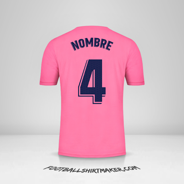 Jersey Real Madrid CF 2020/21 Visita -  nombre - 4