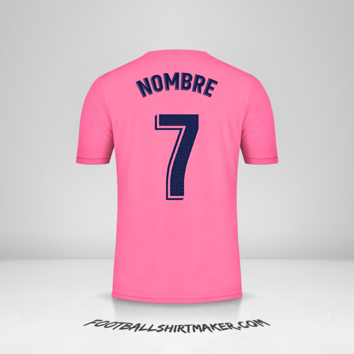 Jersey Real Madrid CF 2020/21 Visita -  nombre - 7
