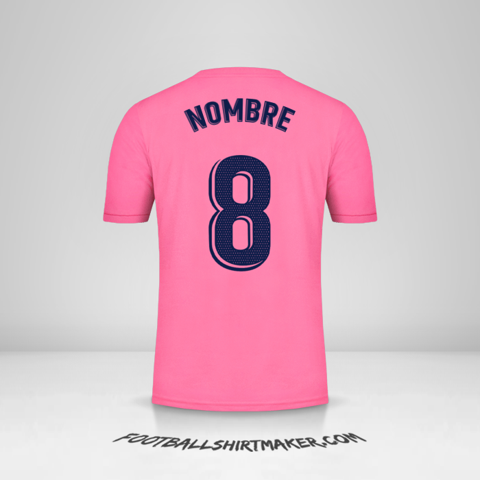 Jersey Real Madrid CF 2020/21 Visita -  nombre - 8
