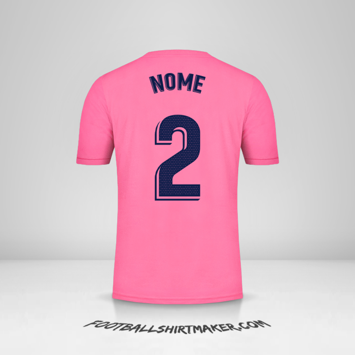 Maglia Real Madrid CF 2020/21 Seconda -  nome - 2