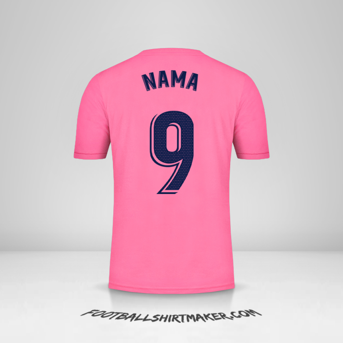 Jersey Real Madrid CF 2020/21 Alternatif -  nama - 9