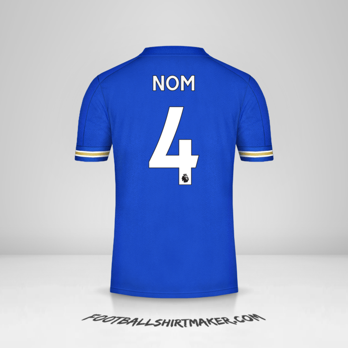 Maillot Leicester City FC 2020/21 -  nom - 4