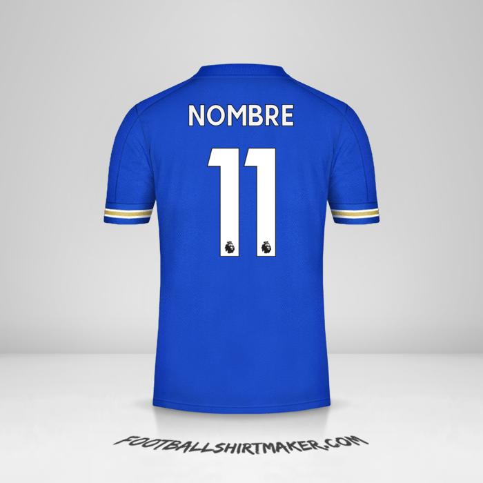 Jersey Leicester City FC 2020/21 -  nombre - 11