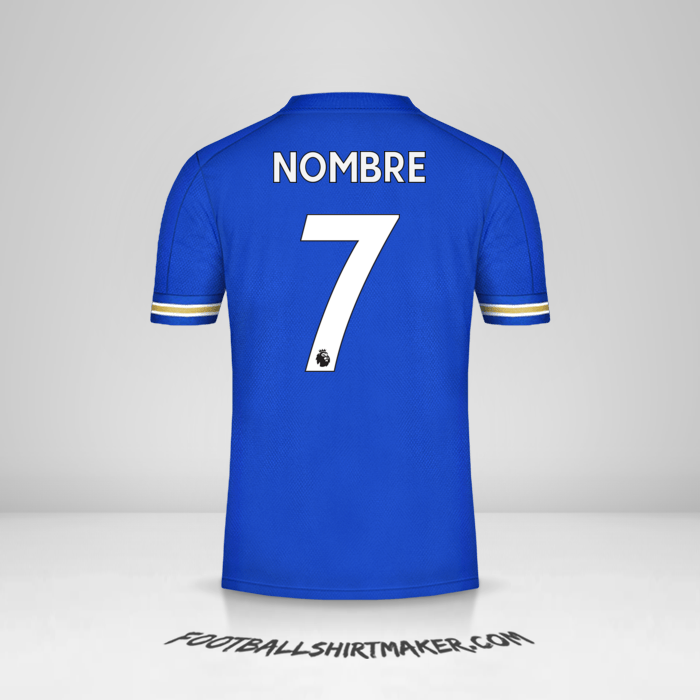 Jersey Leicester City FC 2020/21 -  nombre - 7
