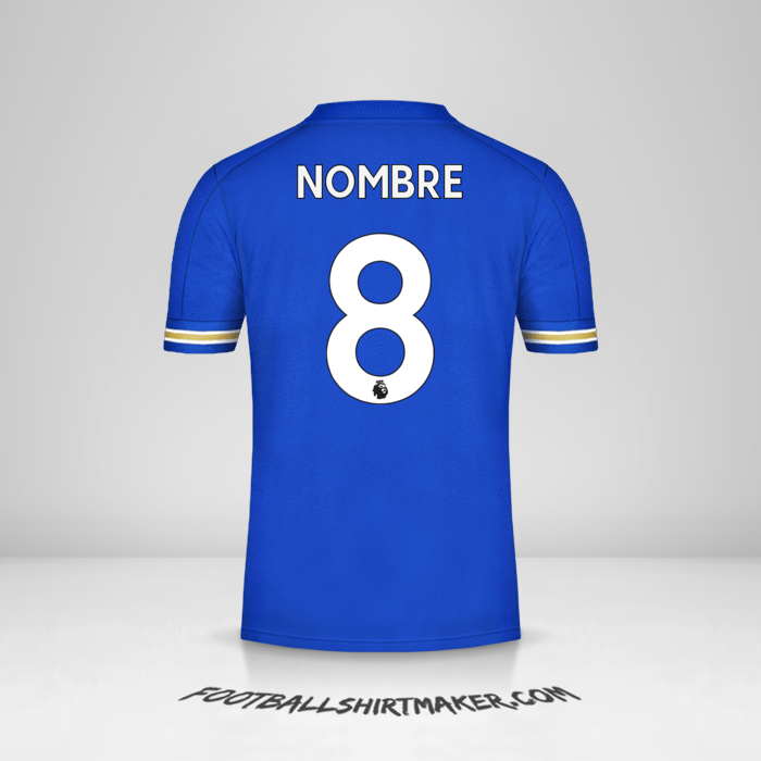Camiseta Leicester City FC 2020/21 -  nombre - 8