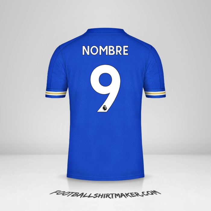 Jersey Leicester City FC 2020/21 -  nombre - 9