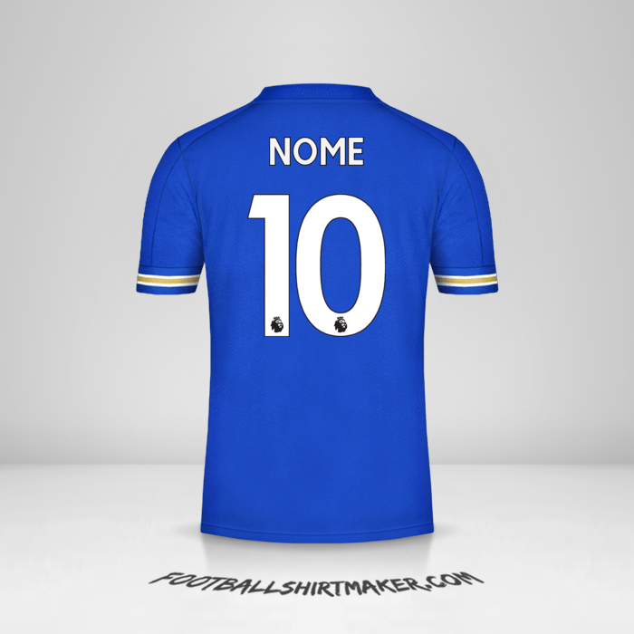 Camisa Leicester City FC 2020/21 -  nome - 10