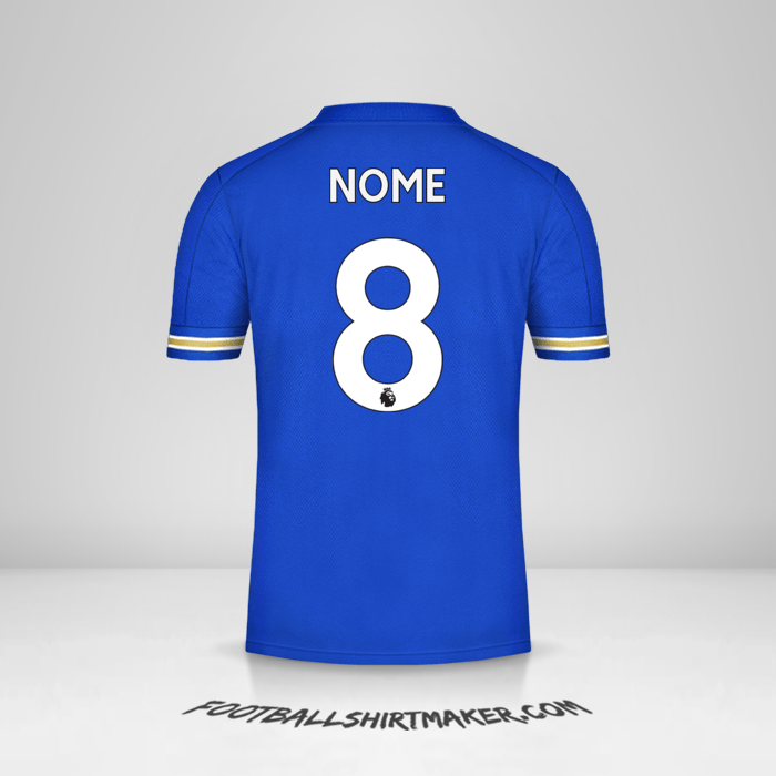 Camisa Leicester City FC 2020/21 -  nome - 8