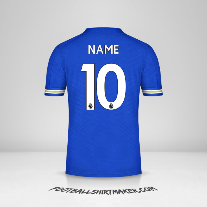 Trikot Leicester City FC 2020/21 -  name - 10