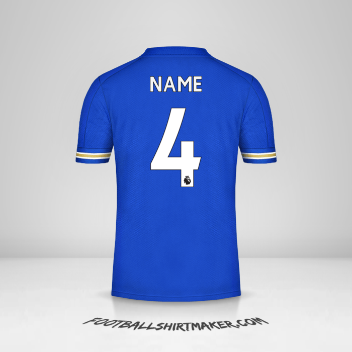 Jersey Leicester City FC 2020/21 -  name - 4