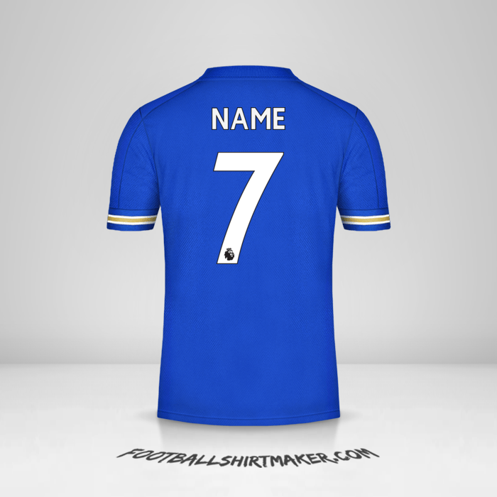 Jersey Leicester City FC 2020/21 -  name - 7