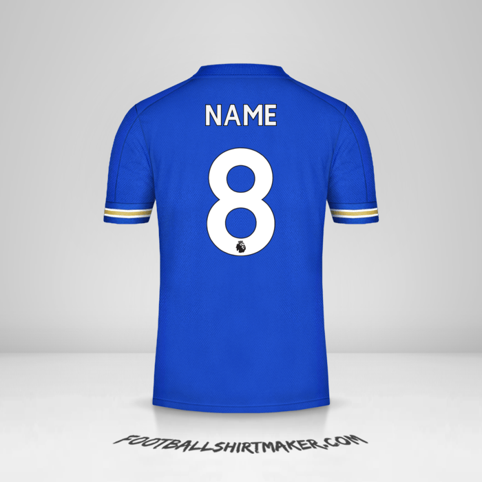 Trikot Leicester City FC 2020/21 -  name - 8